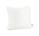 Abstract fringe putetrekk off-white