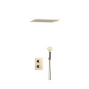 Tapwell Arm7268 Takduj Innbygging - Innebygd Firkantet Honey Gold / 400x400mm