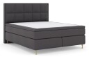 Select No 6 Komplett Sengepakke 210x210 Fast Watergel   Mørkegrå/Gullben