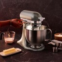 KitchenAid Artisan Plus 4,7 l med kjøttkvern – Medallion Silver