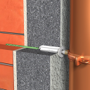 Ejot Iso-Dart Isolasjonsholder T30, 10-pakning 240 mm, Innfesting