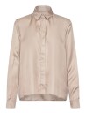 Ahlvar Gallery Mia Silk Twill Shirt Beige L