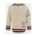 Thom Browne Herre Strikkevarer Hvit S,