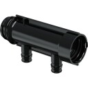 Uponor Q&E Fordeler PPM 1" 2x16 mm med c/c 50 mm for overvanns- og dreneringssystem