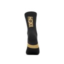 Hoka GPX Crew Run Sock Unisex Bkgd/Black/Gold L