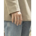 Maria Black Twisted Deceiver Ring 18 kt. Gullforgylt sølv 500446AG-50 Dame 925 sterling silver