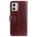 Motorola Moto G53/G13/G23 Lommebok-deksel med Stativ Brun