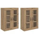  Vegghotell 2 pcs Artisan Eik 69,5 x 34 x 90 cm Konstruert tre