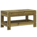  Fotskammel til hage 62x30x32 cm impregnert furu 844897