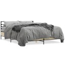  Sengeramme sonoma eik 150x200 cm konstruert tre og metall 8721102613449