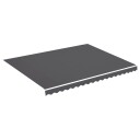 vidaXL Erstatningsduk for markise antrasitt 4,5x3,5 m