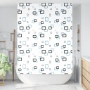 Dusjrullgardin 160x240 cm Stoff Bredde 156 cm