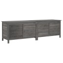 vidaXL Putekasse antrasitt 198,5x50x56,5 cm heltre gran