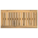 vidaXL Bordplate 60,5 x 30 x 2 cm Rektangulær Solid akasietre