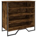  Skohylle røkt eik 80x38x78 cm konstruert tre