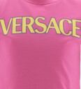 Versace T skjorte   Fuksia m. Gul   Versace   4 år 104   T skjorte   Rosa