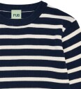 FUB Genser   Strikk   Dark Navy/ekrustripe   FUB   120   Genser   Blå