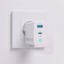Forever GaN USB-lader PD QC 1x USB-C 1x USB 45W