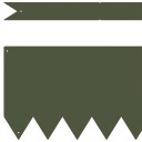  Plenkanter 50 pcs Olivengrønn 100 x 0.5 x 20 cm Stål