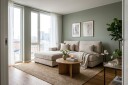 Dubai divansofa venstre ekstra dyp i Chenille   Beige
