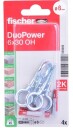 Fischer Plugg DUOPOWER 6 x 30mm Med Øyekrok 4 stk.
