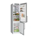 Bosch Serie 6 Kombiskap 363 L med Fresh Zone og Rustfritt Stål