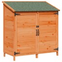 vidaXL Hagehus Brun 106 x 56 x 113,5 cm Massiv Furu Tre
