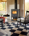 Square teppe svart/natur