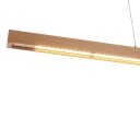 Rothfels Nora LED-pendellampe, eik, 118 cm