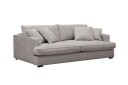 Rossita Lyx 2,5 seters ekstra dyp sofa i chenille   Grå/Brun