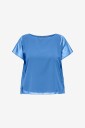 Only Carmakoma Topp carCoko SS O neck Blå