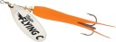 Sølvkroken Mepps - Aglia Flying C - Sølv / Oransje - str. 3 - 25gr