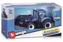 BURAGO - Tractor w/front loader N.H. T7.615 10cm blue  141504 