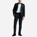 Ralph Lauren The R.L. Plaid Tweed Jacket - Black/navy/green Flerfarget 48