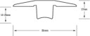 Kahrs T list 15/58x21 Eik Paris Matt