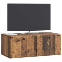  Vegghengt TV skap 78,5 x 41 x 30 cm Gammelt tre Konstruert tre