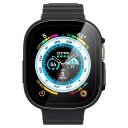 Spigen Thin Fit 360 Deksel for Apple Watch Ultra 49mm med Skjermbeskytter Svart