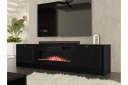 Gudelia TV-benk 182 cm - Svart