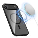 Tech Protect iPhone Air Magmat Deksel   MagSafe kompatibel   Svart / Klar