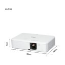 Epson CO-FH02 Full HD 3LCD Projektor med Android TV, 3000 Lumen, Hvit