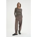 InWear Fang Ull T-Skjorte Langermet Brun XL