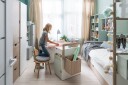 STIGE Garderobe Hvit / Tre / Natur - VOX