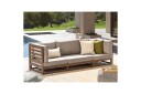 3 sitssoffa Beliani Trani Ljus trä/grått/beige Ja Dark wood\|\|Grey\|\|Taupe  