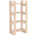 vidaXL Bokhylle/romdeler 60x35x125 cm heltre