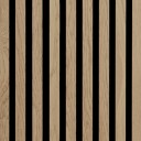 Akustikkpanel Fibrotech Variant: Lys Eik, Lengde: 3000 mm, Bredde: 605 mm