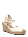 Lauren Ralph Lauren Robby Canvas & Jute Espadrille - White - 37