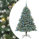  Kunstig juletre grønn 126 x 126 x 180 cm PVC og plast og stål