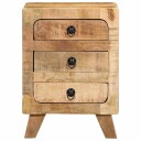  Nattskap 2 stk 37x32x50 cm grovt heltre mangotre