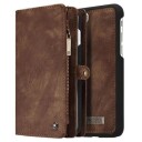 iPhone 7 Plus / iPhone 8 Plus Caseme 2-in-1 Lommebok-deksel Brun