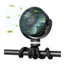Momcozy Momcozy  Portable Stroller Fans Black   Black   ONE SIZE